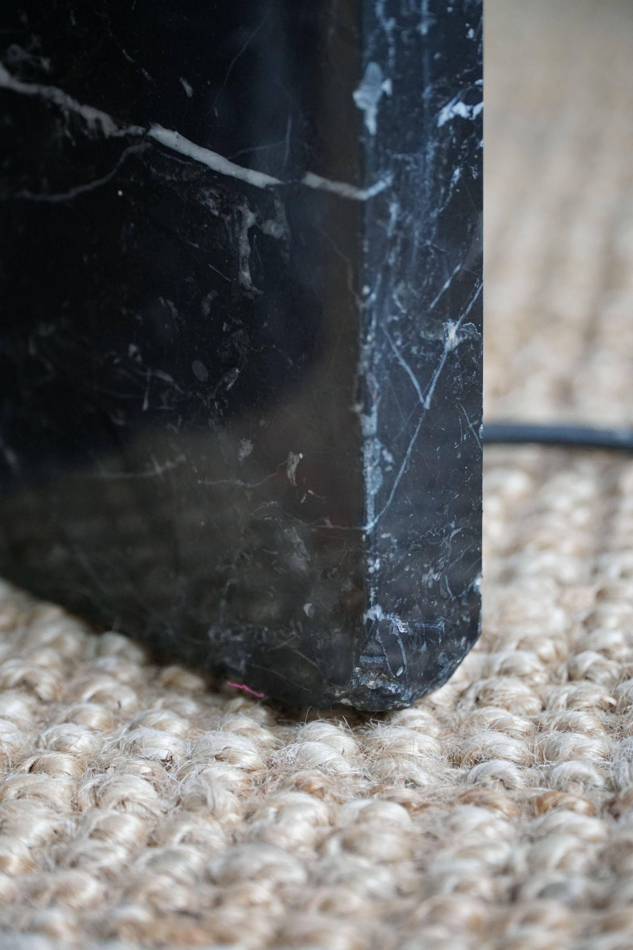 Massimo & Lella Vignelli, floor lamp in copper and marble, Wagneriana, Italy, 1986