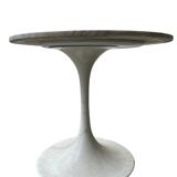Table design foot tulip top marble