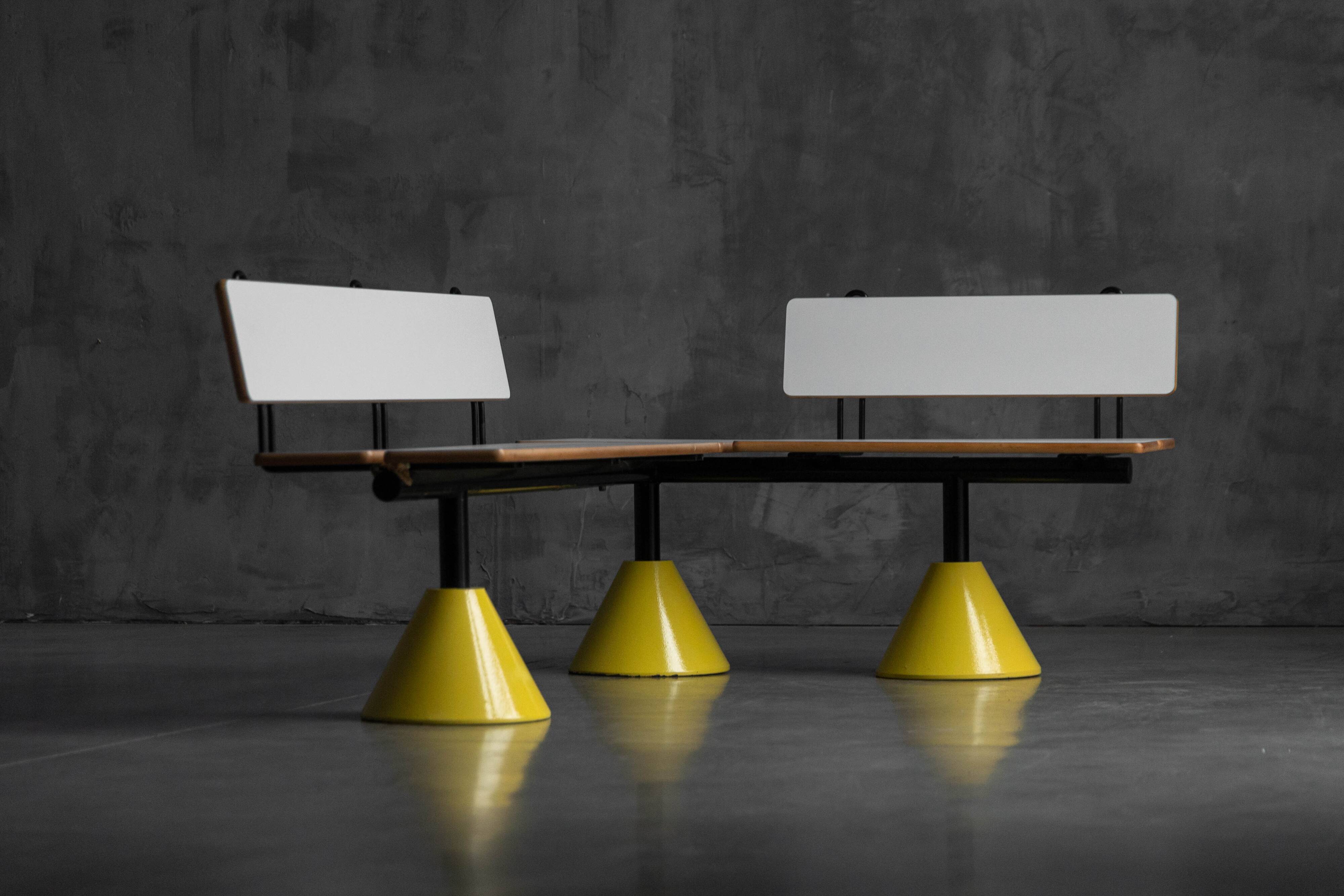 Modular postmodern seating system, Italy, 1980s