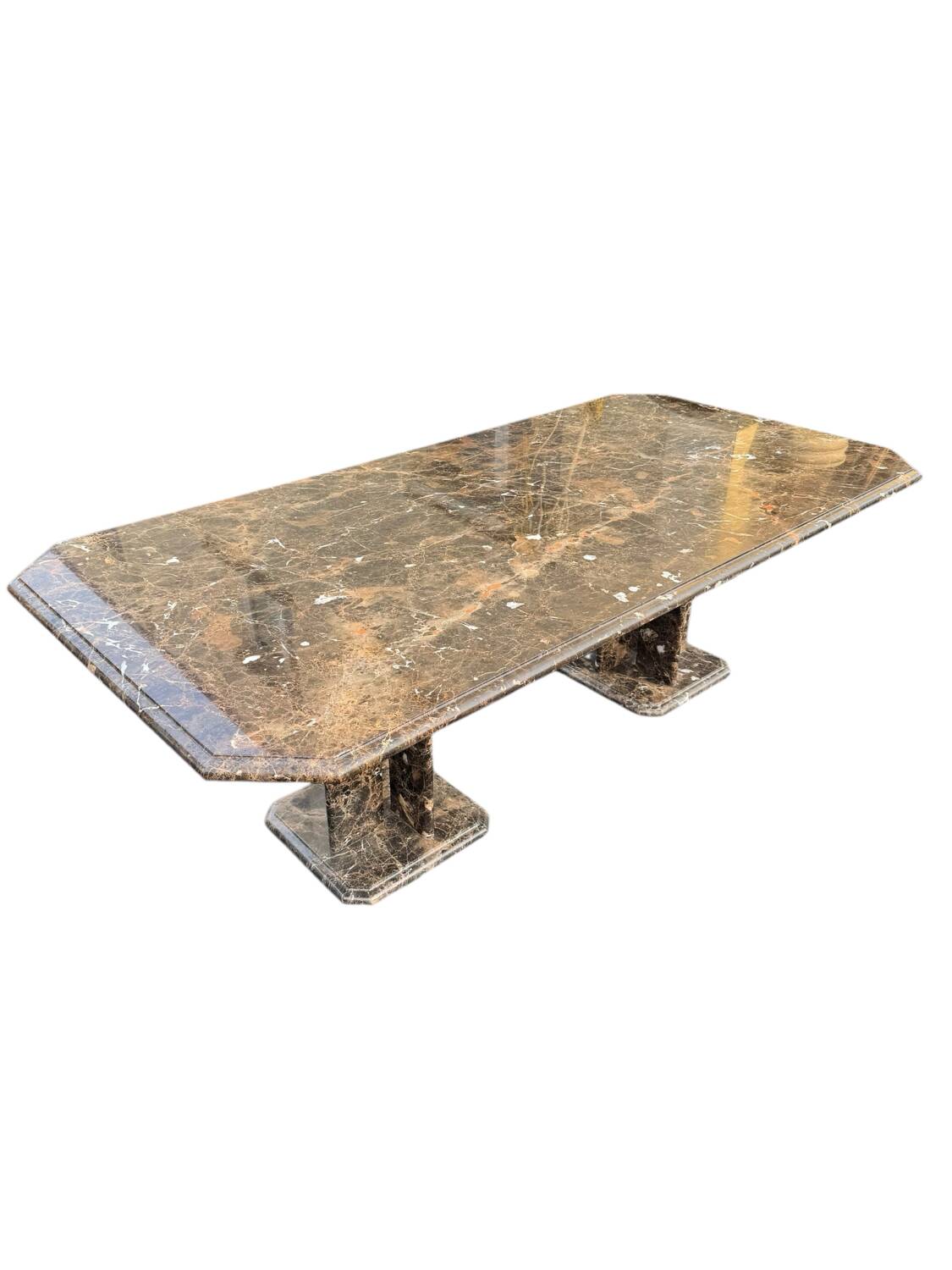 Exceptional marble table – Italian design, 1970s