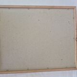 Faded flower frame painting