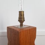 Wooden lamp foot