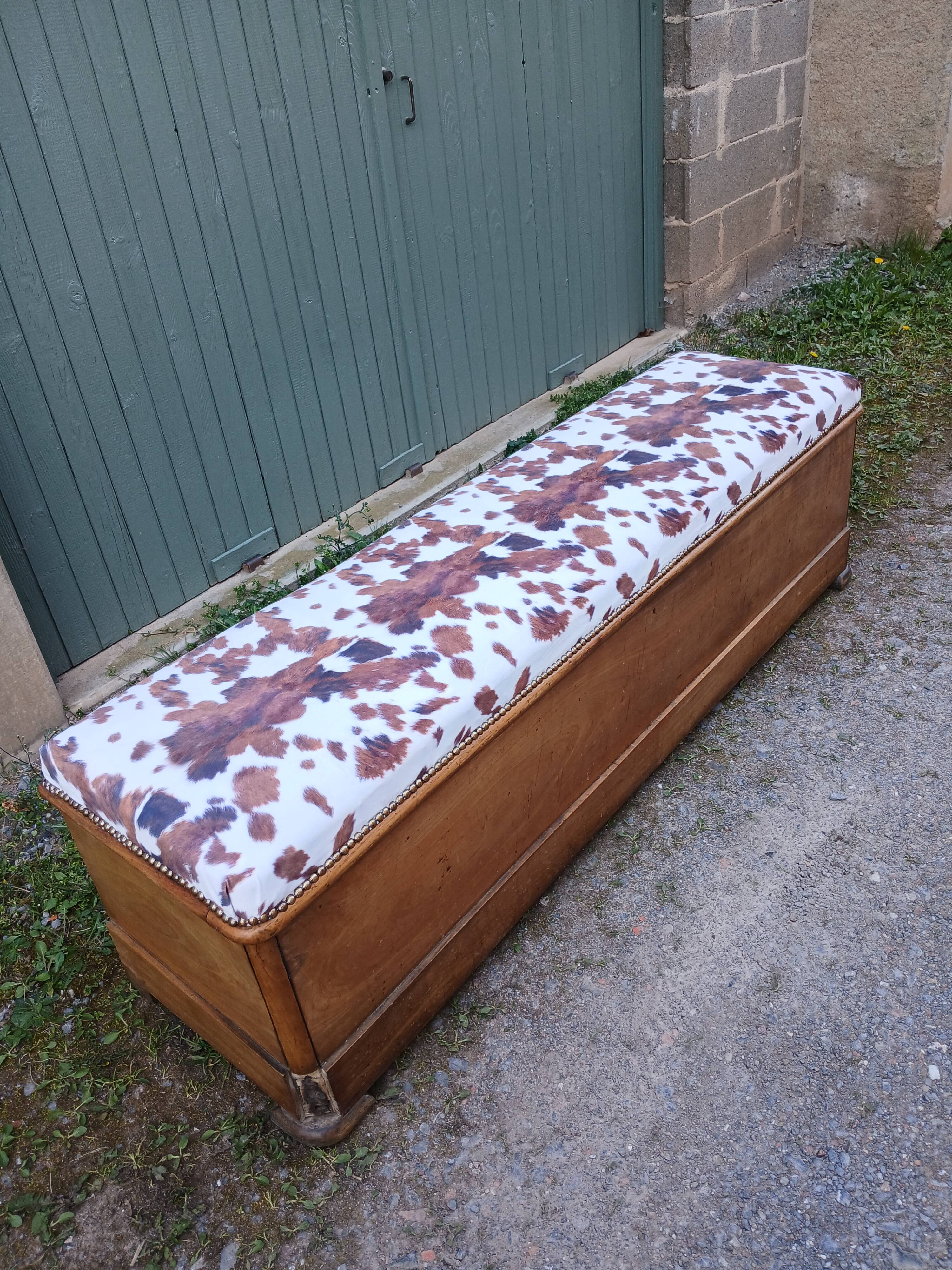 Revisited antique wooden chest