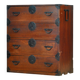 Japanese Tansu chest of drawers, circa 1870