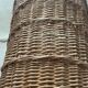 Panier en osier vintage