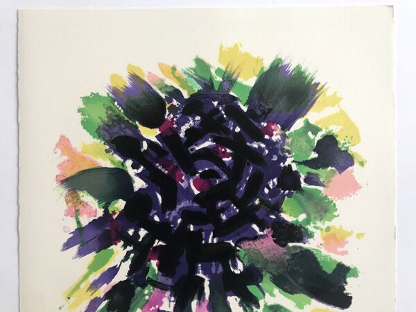 Alfred MANESSIER  Le labyrinthe II, 1978. Lithographie originale