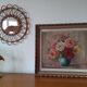 Tableau nature morte bouquet de roses