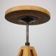 Mid-century adjustable workshop stool, Czechoslovakia, 1960s