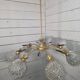 Vintage chandelier with 7 lights from the 60s/70s.