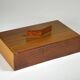 Art Deco Mahogany Cigar Box 15 x 9 cm