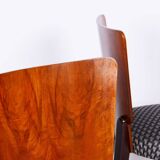 Set of Four Restored ArtDeco Chairs, Halabala, UP Zavody, Beech, Czechia, 1930s