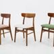 1960s Set of Three Danish Teak Chairs, Restored