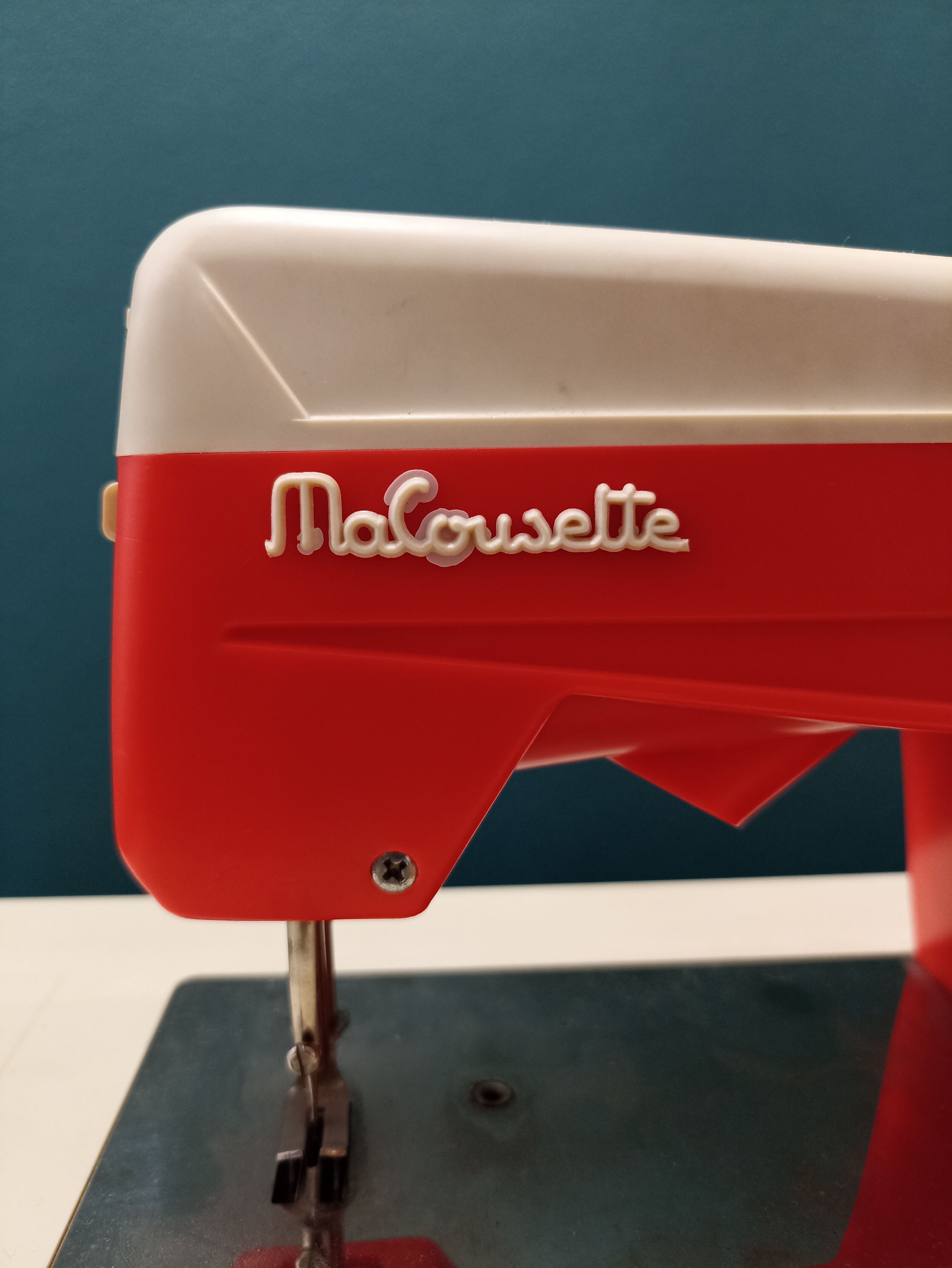 Vintage toy sewing machine