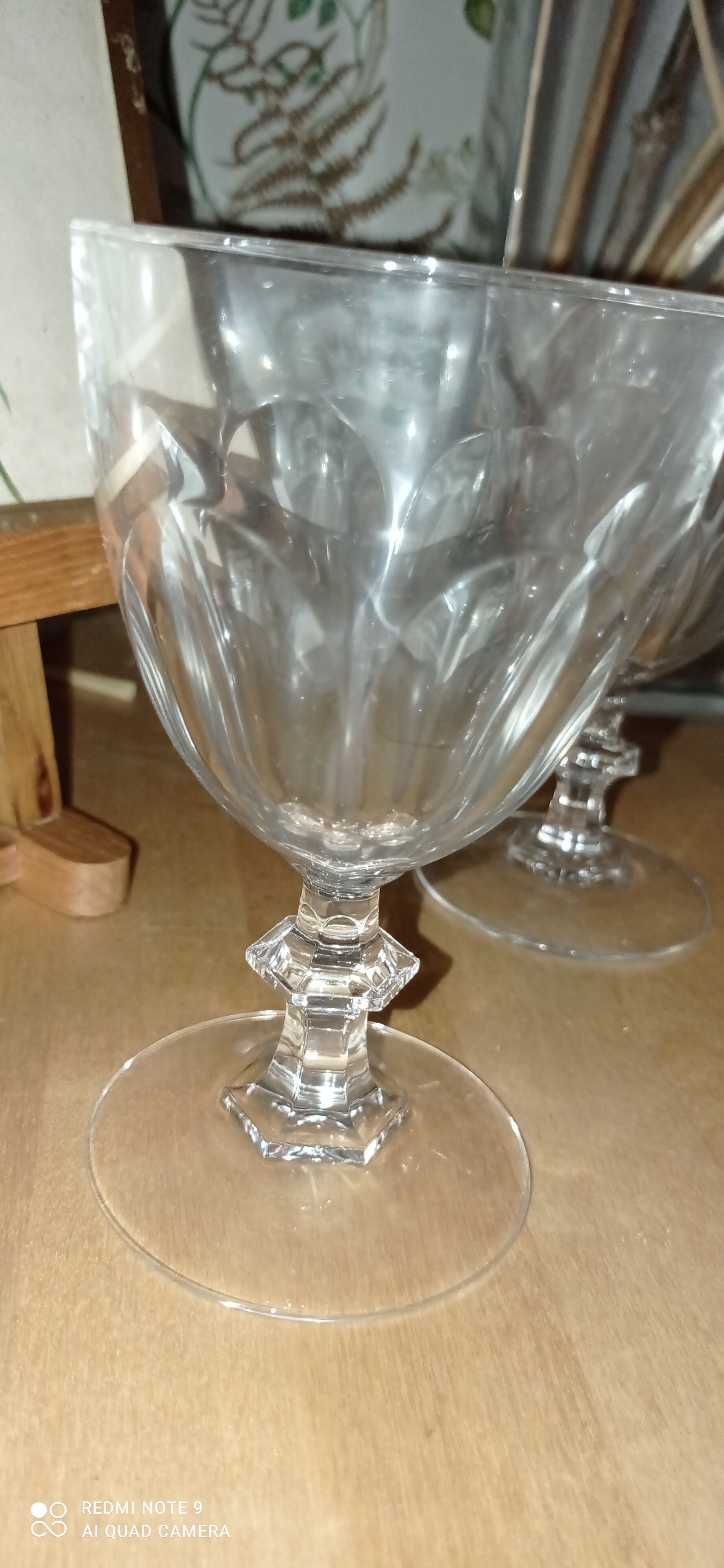 6 verres à vin cristal Rambouillet