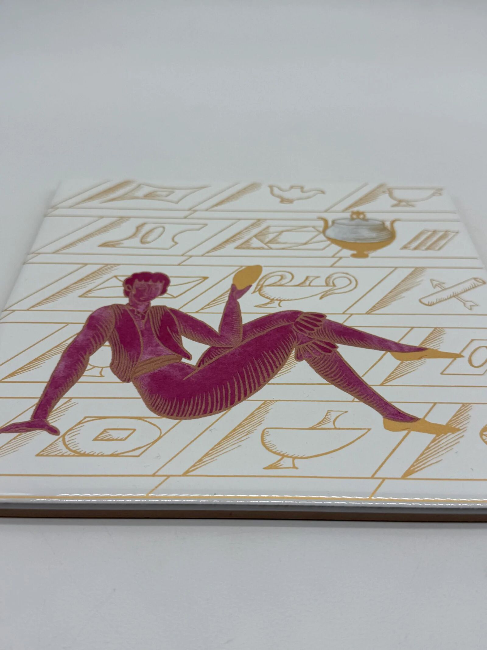 Gio Ponti ceramics — "The Classical Conversation", 1980s