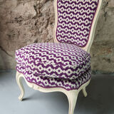 Chaise bergère Louis XV retapissée
