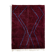 Modern Moroccan carpet dark red