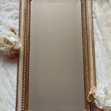 Large painted wood mirror