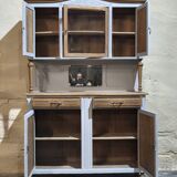 Buffet parisien années 30 aérogommé puis vernis naturel et peinture