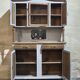 Parisian sideboard from the 1930s, airbrushed then naturally varnished and painted
