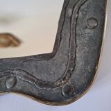 Vintage brutalist mirror