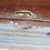Ancienne armoire Art déco en teck birman