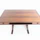 Modern mid-century wooden desk by Gianfranco Frattini for Bernini