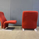 Fauteuils Concorde de Pierre Paulin, ensemble de 4, années 1960.
