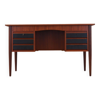 Teak desk, Danish design, 1970s, production: Denmark