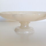 Compotier, flat on alabaster pedestal, 1960