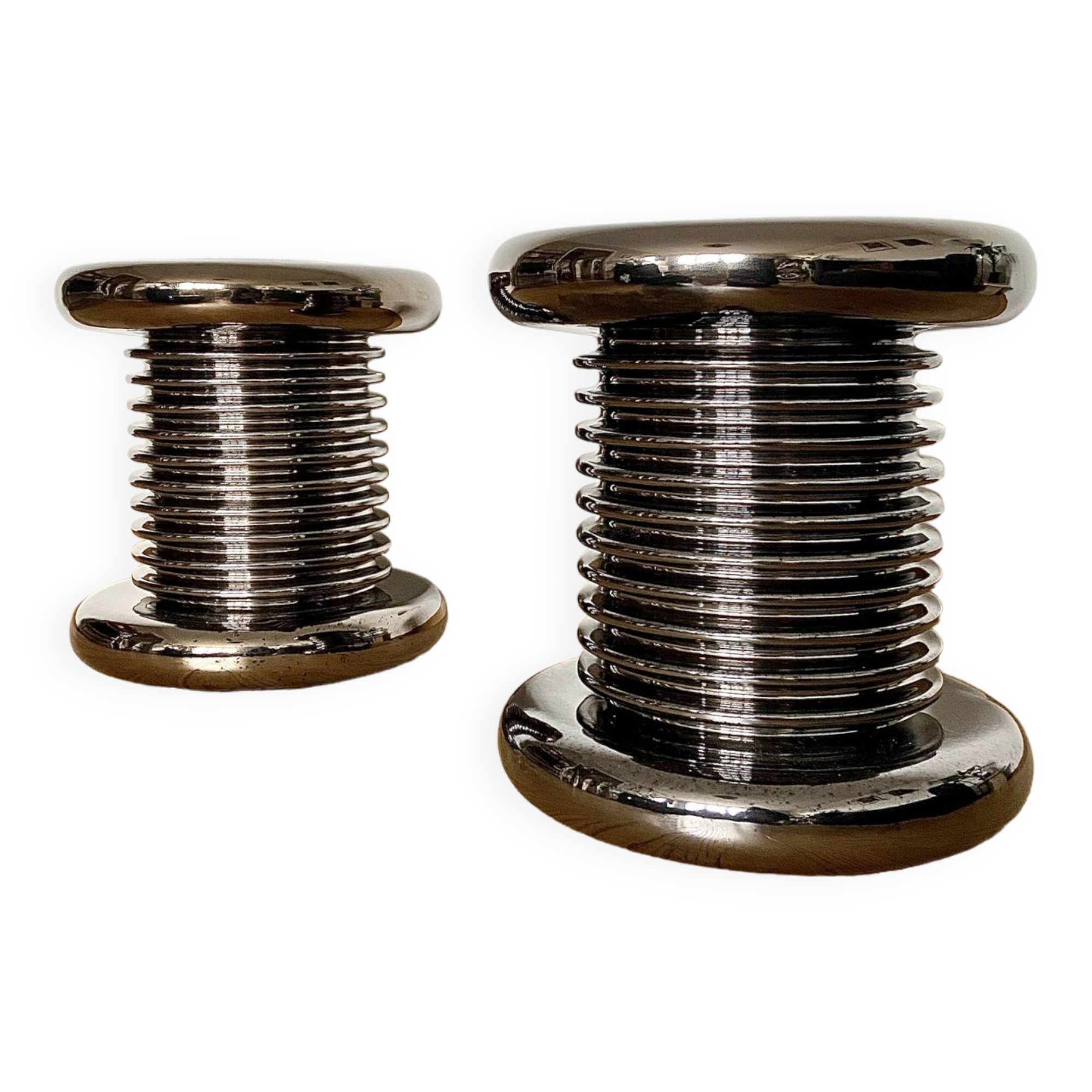 Paire de tabourets Bobbin