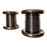 Paire de tabourets Bobbin