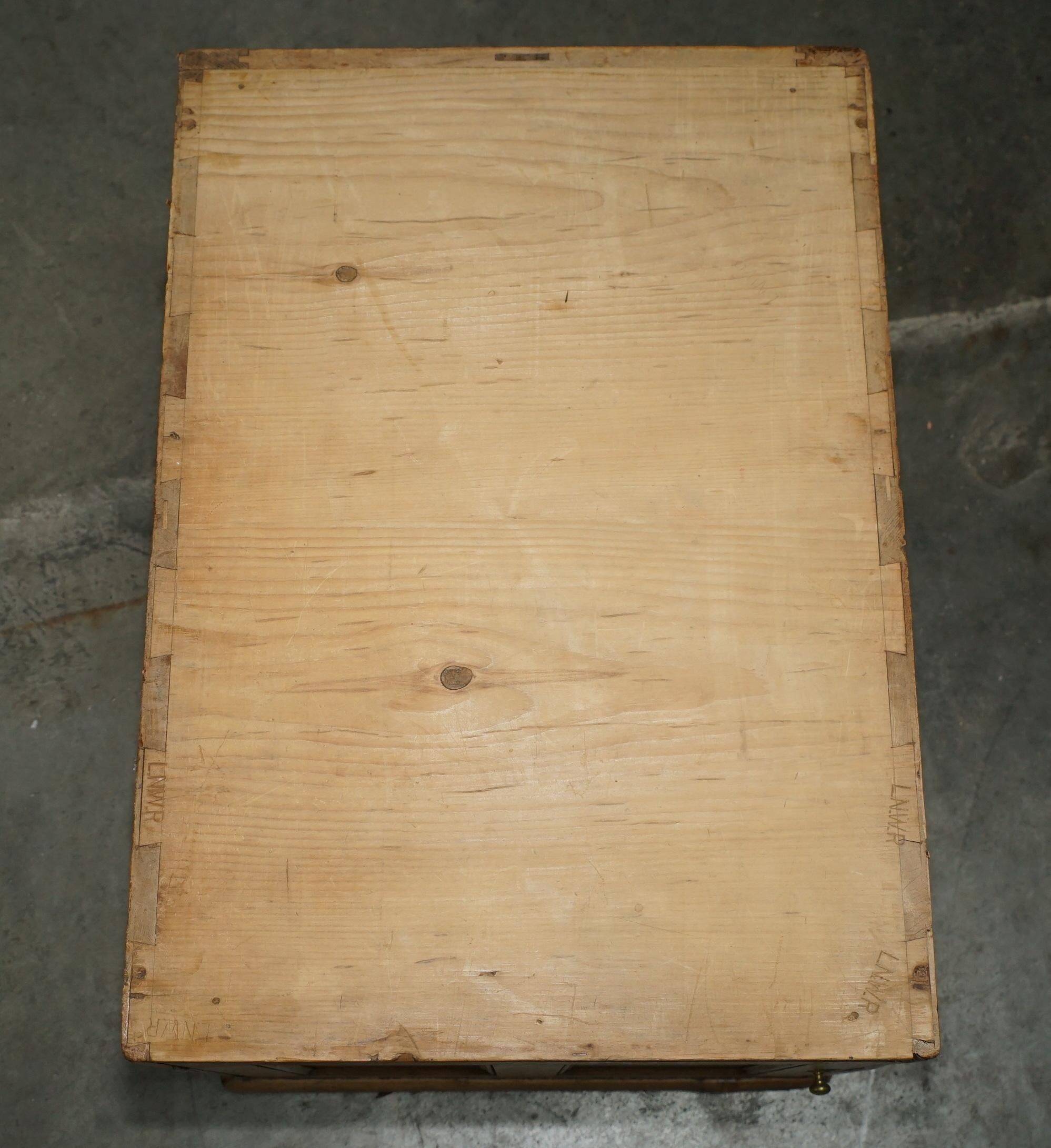 Antique office 1880 London North Western Railway stamped Station Masters