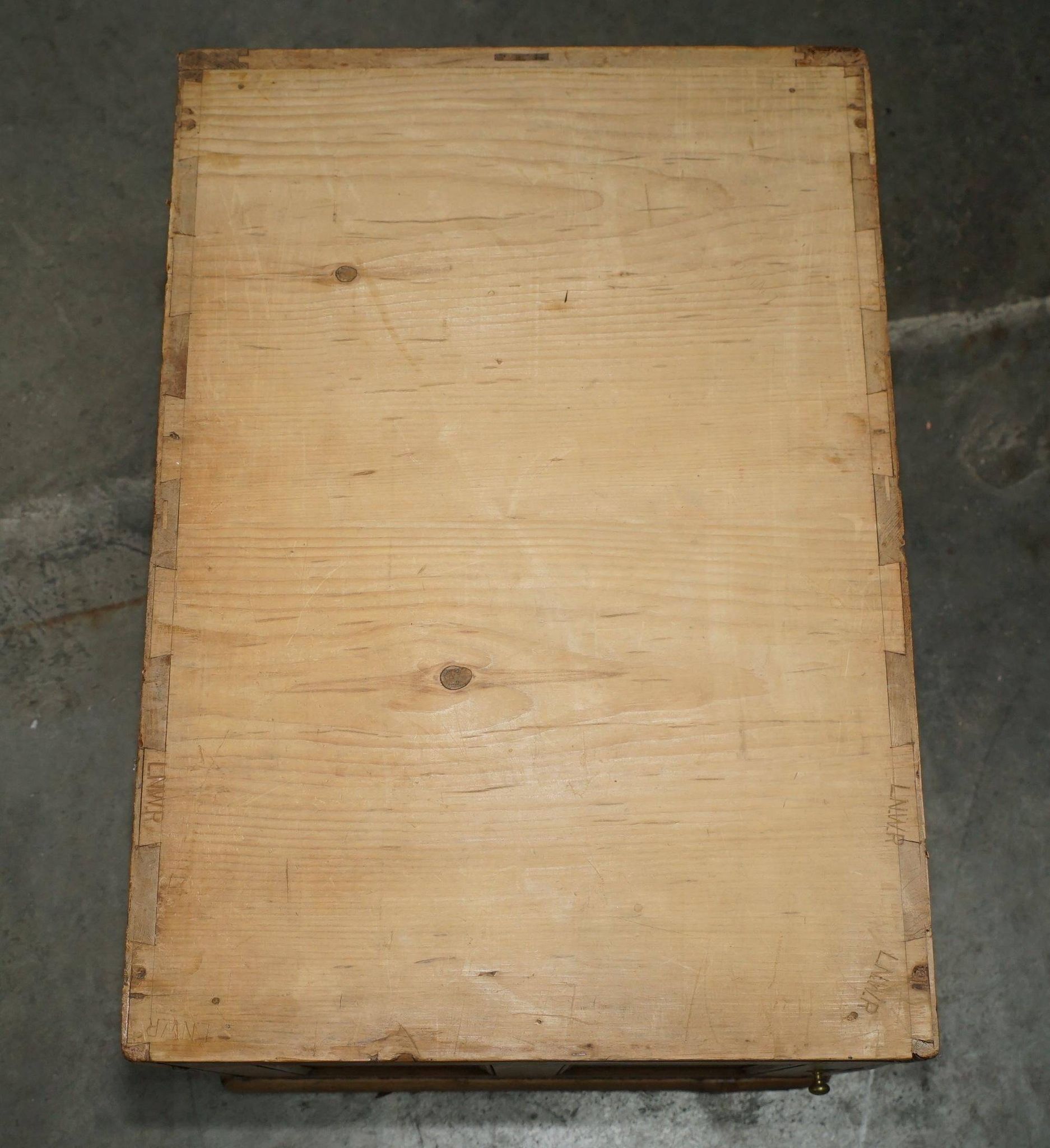 Antique office 1880 London North Western Railway stamped Station Masters
