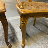 Fauteuil en cannage style Louis 15