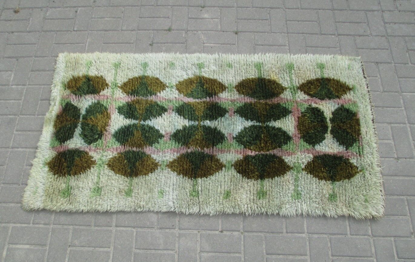 Rya Carpet 84x180, Sweden, 1960s