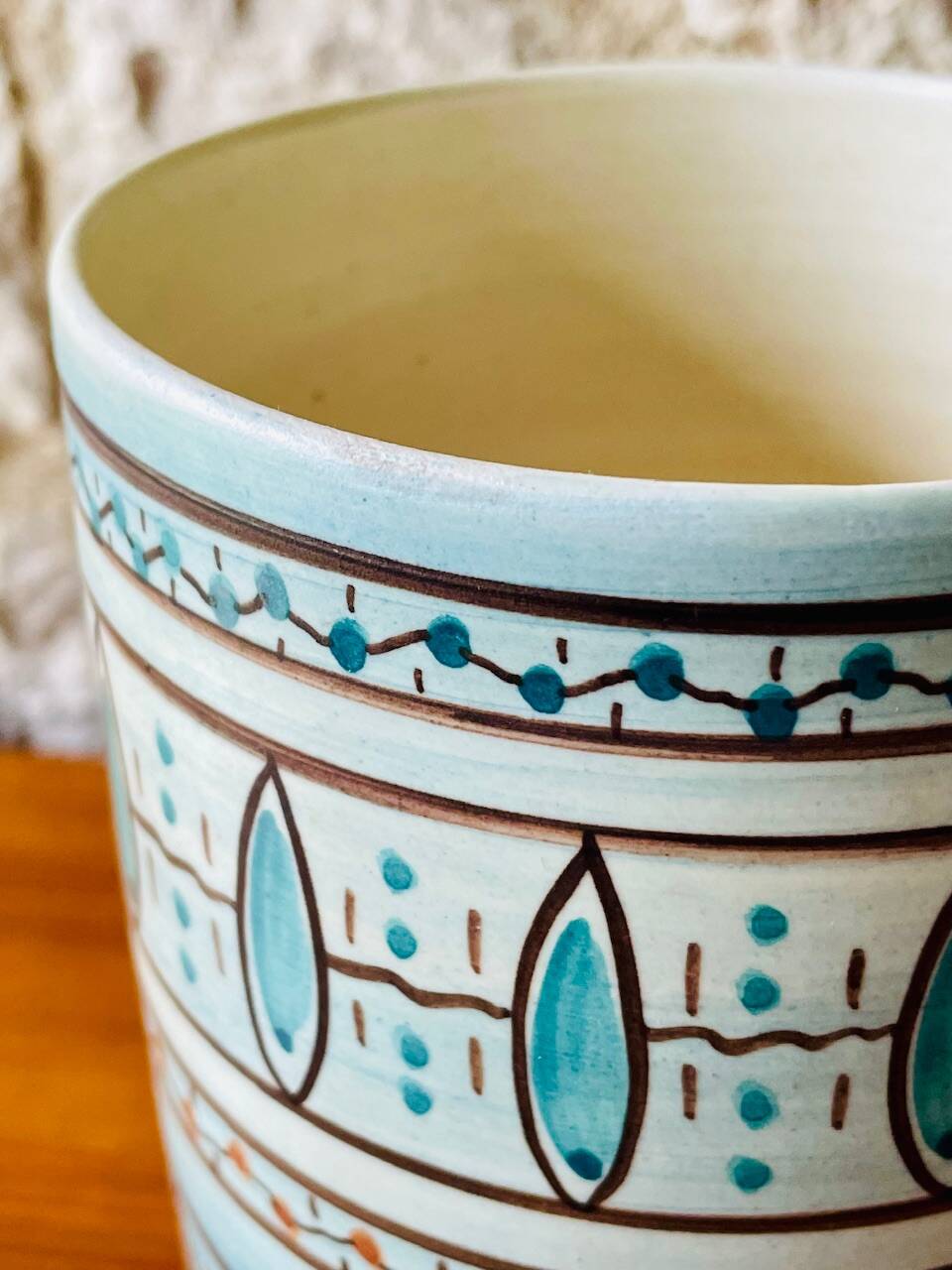 Mid-century ceramic vase by Louis Bacculini, Vallauris, 1950s/60s