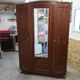 Restored art deco cabinet, mustache feet