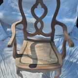 Italian cane armchair