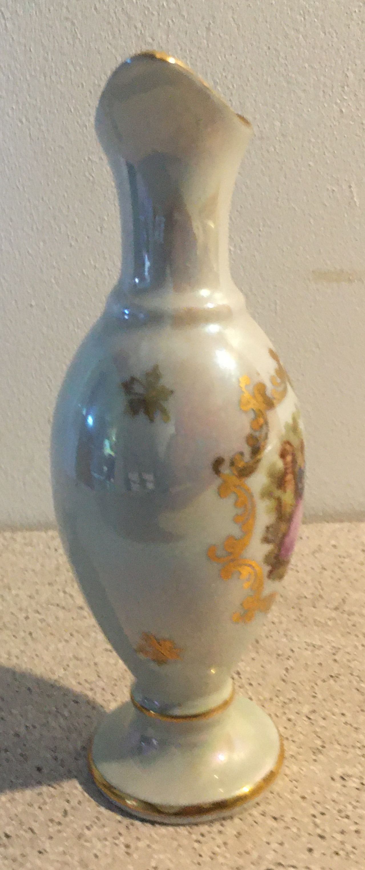 Small decorative earthenware vase