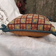 Coussin vintage français fait main