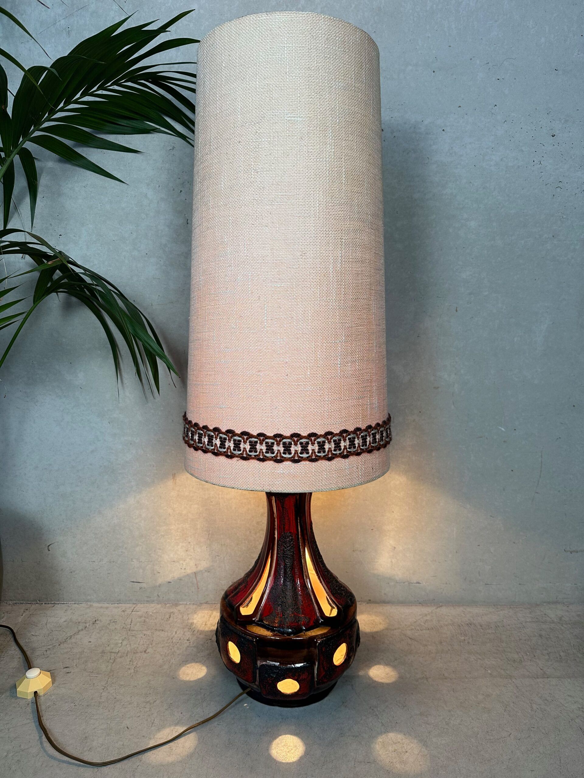 Vintage XL fat lava floor lamp