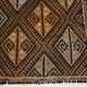 5x7 Dark Brown Vintage Kilim Rug, 153x202 Cm