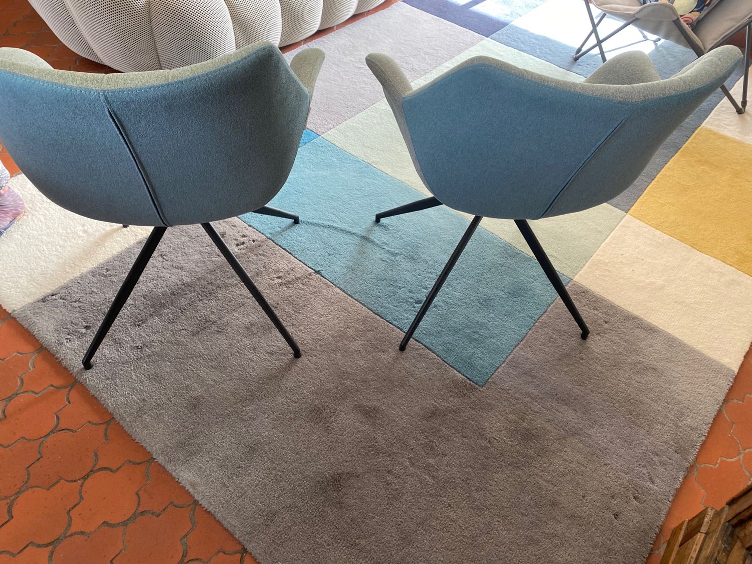 Paire de fauteuils Doulton Zuiver design Hollande
