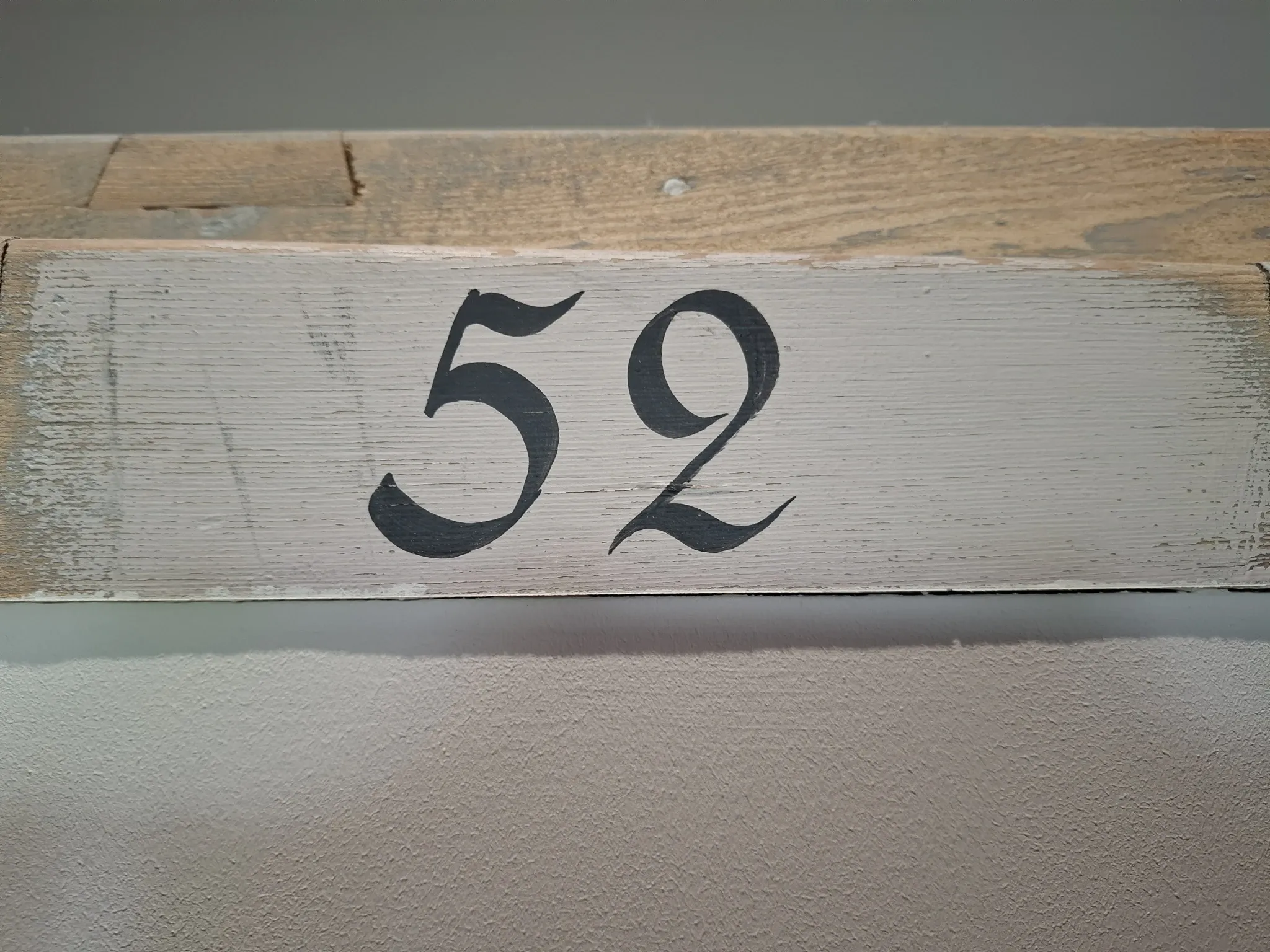 Wooden changing rooms