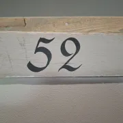 Wooden changing rooms