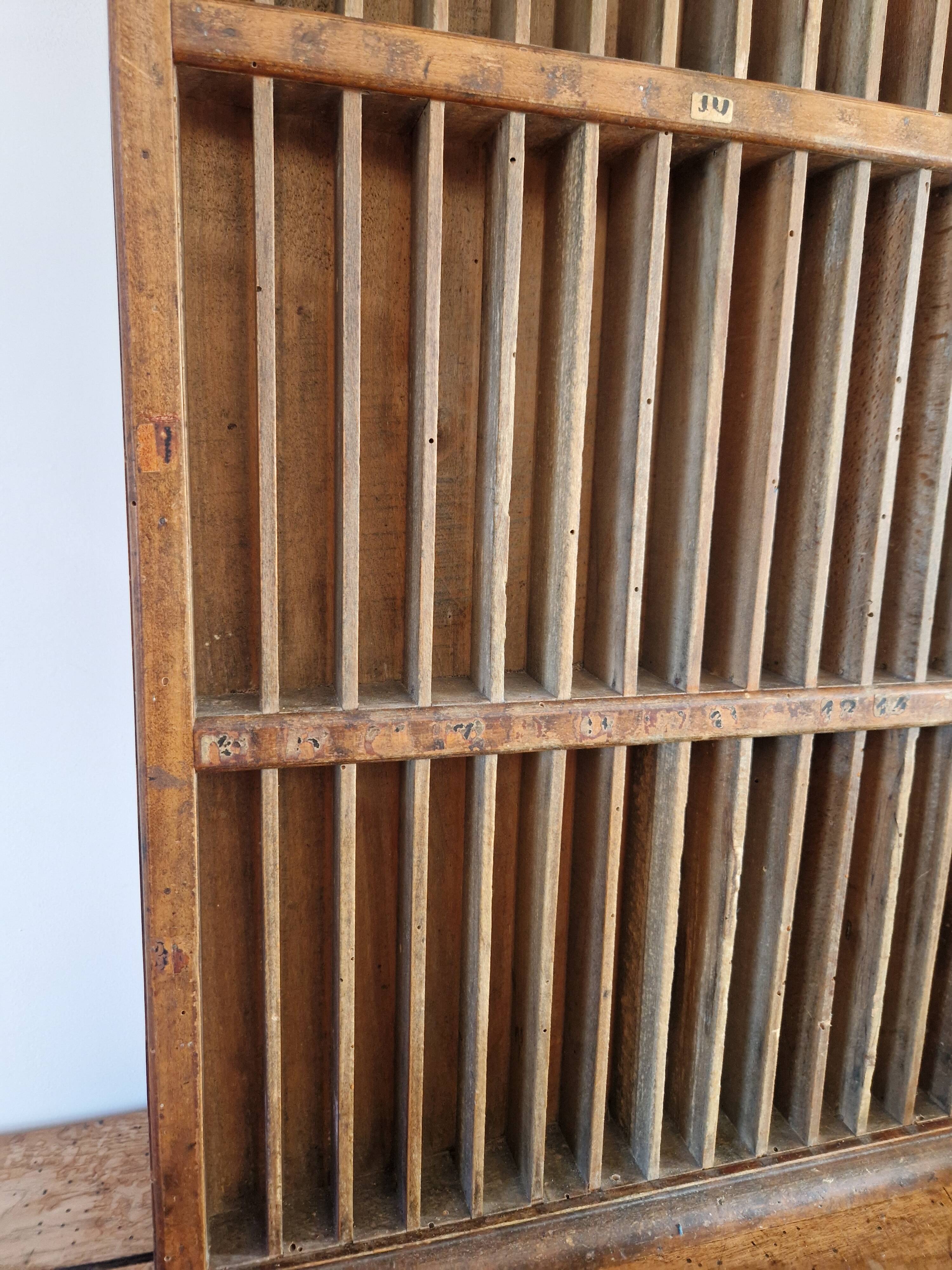 Historic Radiguer printing cabinet – characterful piece of furniture