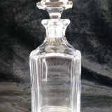 Carafe a whisky in crystal from Baccarat modele harcourt signed