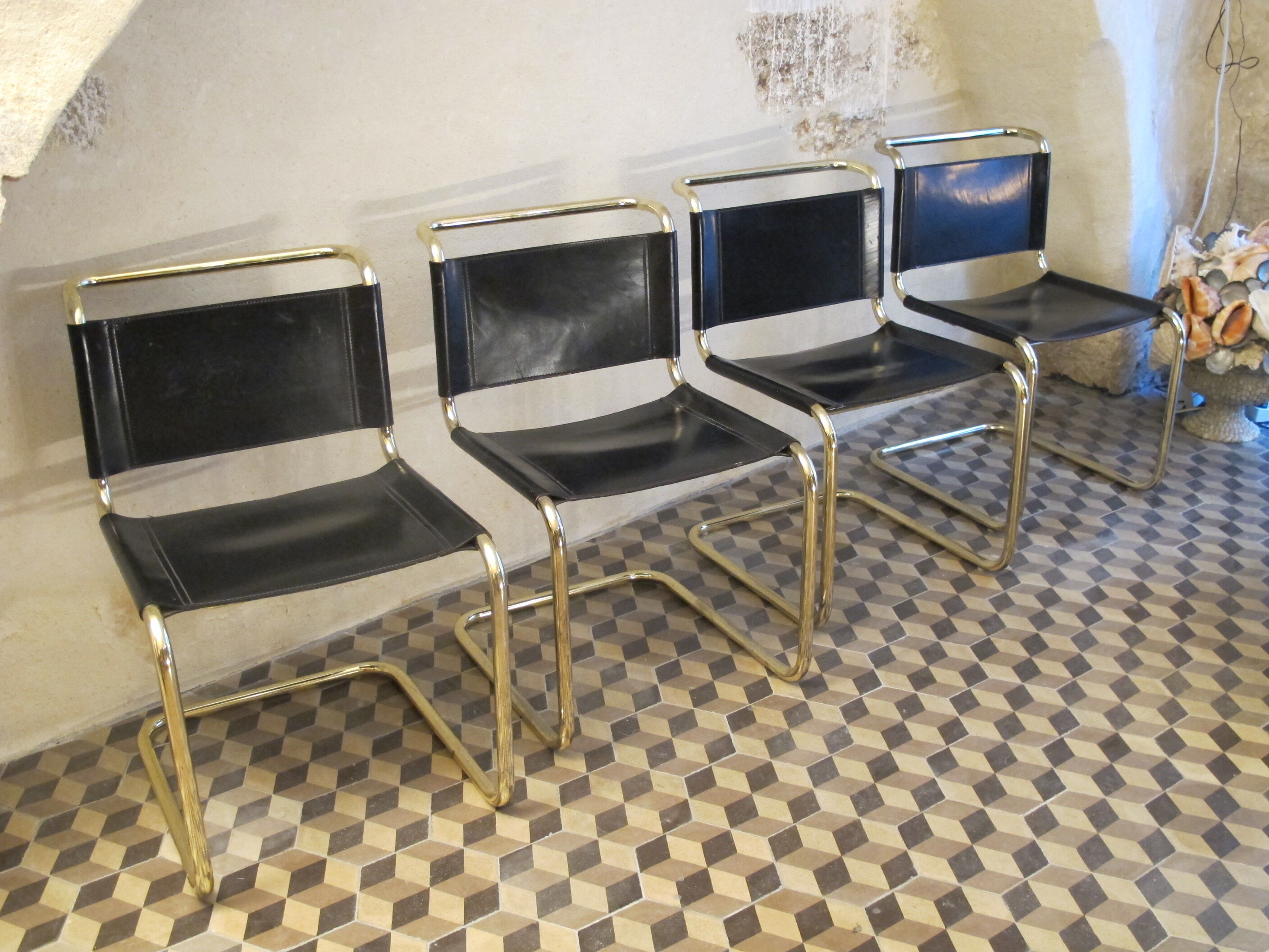 4 chairs B33 by Marcel Breuer