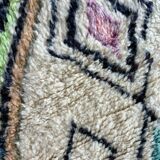 splendid new carpet in Berber wool beni ourain 140x205 cm